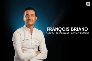 Le chef François Briand du restaurant L'Instant Présent
